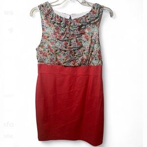 Alyx Floral Multicolor Sleeveless Midi Dress